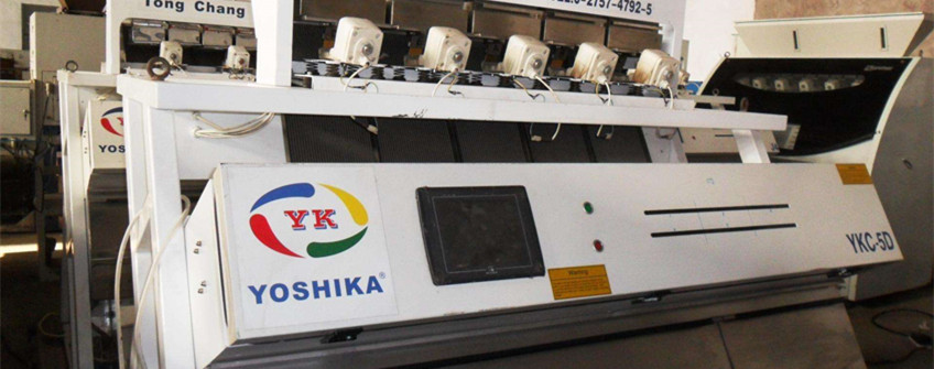 韩国二手色选机进口普洱清关